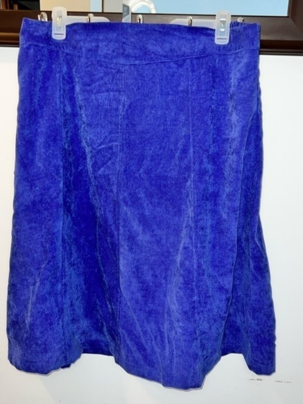 Vintage American Sweetheart ladies Blue corduroy skirt Size 20WP